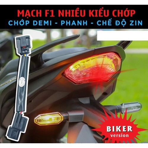 Winner x - ex150 - bộ mạch tạo chớp stop f1 nhiều kiểu nháy đèn hậu