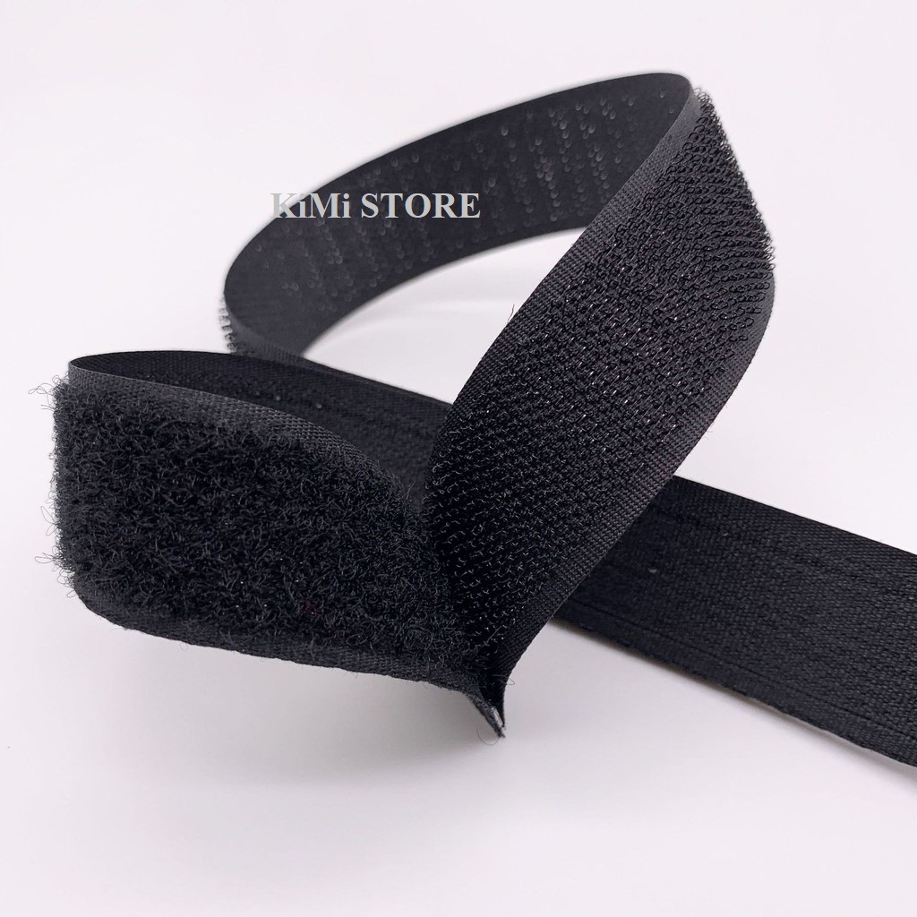 Miếng dán nhám dính,Velcro Dán Xé/ băng dính gai, phụ liệu giày dép balo túi xách