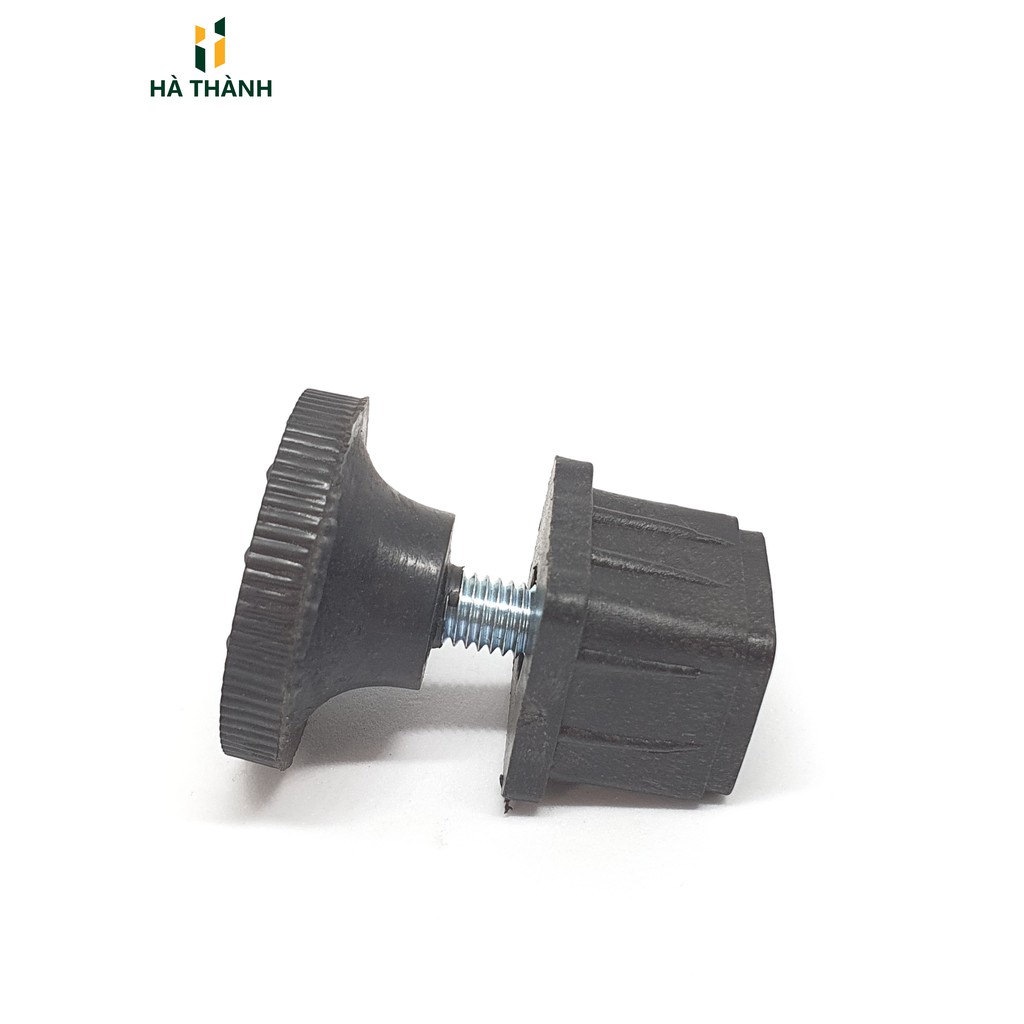 10 bộ chân tăng chỉnh vuông 25 ốc 8 đóng chân bàn ghế sắt hộp