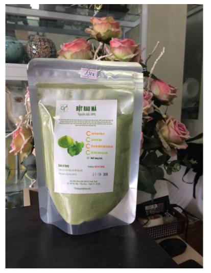bột rau má Bột Rau Má Nguyên Chất Sấy Lạnh - Thanh nhiệt, giải độc cơ thể, ngừa lão hoá