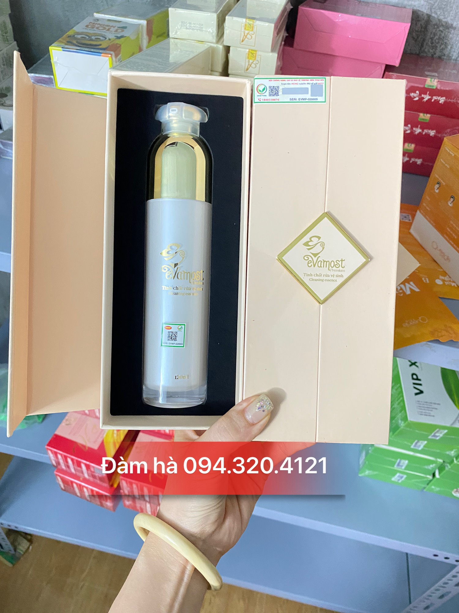[Tem nguyên] Dung dịch vệ sinh phụ nữ Evamost premium