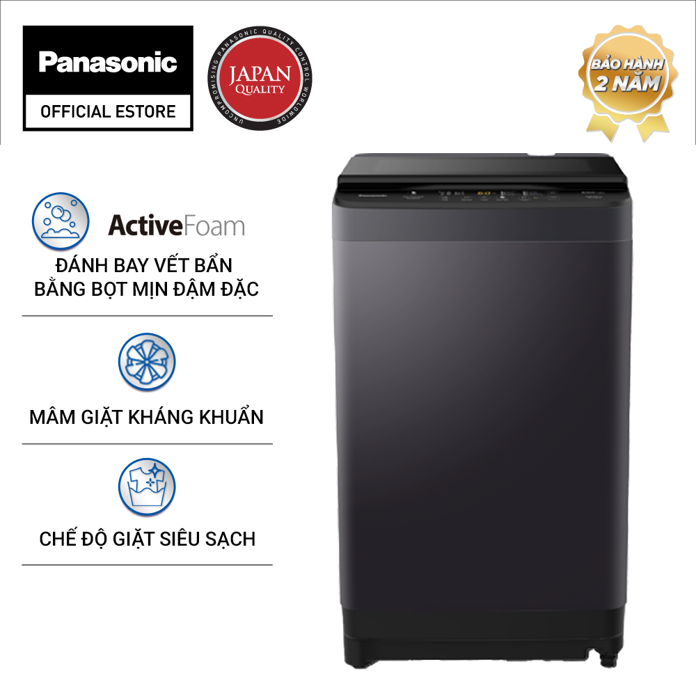 [Trả góp 0%]Máy giặt cửa trên Panasonic 10Kg NA-F10S10BRV - Bảo Hành Chính Hãng 24 tháng