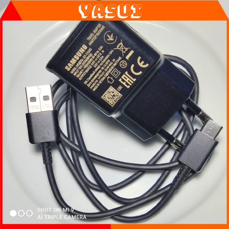 Bộ Sạc nhanh samsung 15w chính hãng gồm cục sạc samsung s10 và cáp type c to usb dài 1m,sạc nhanh S8 plus,S9,S10 và sạc dự phòng 10000mah samsung