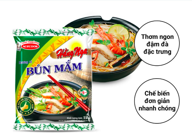 Bún mắm hằng nga 75g
