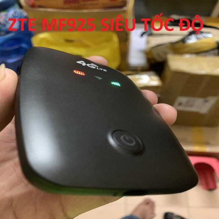 MÁY PHÁT WIFI DI ĐỘNG ZTE MF925 - THIẾT BỊ PHÁT CHUẨN 4G LTE, KHÔNG DÂY CỰC KỲ TIỆN LỢI