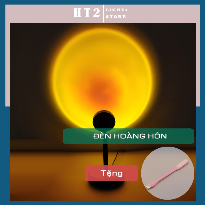 Đèn Tiktok Hoàng Hôn Mini đèn hoàng hôn decor phòng ngủ HT2_Lights