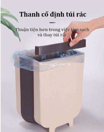 Thùng rác gấp gọn nhà bếp thông minh