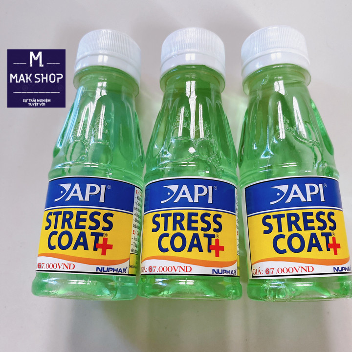 Dung dịch stress coat chiết lẻ 100ml nuphar cao cấp, thần dược cá cảnh, khử clo, khử độc nước, giảm stress cho cá