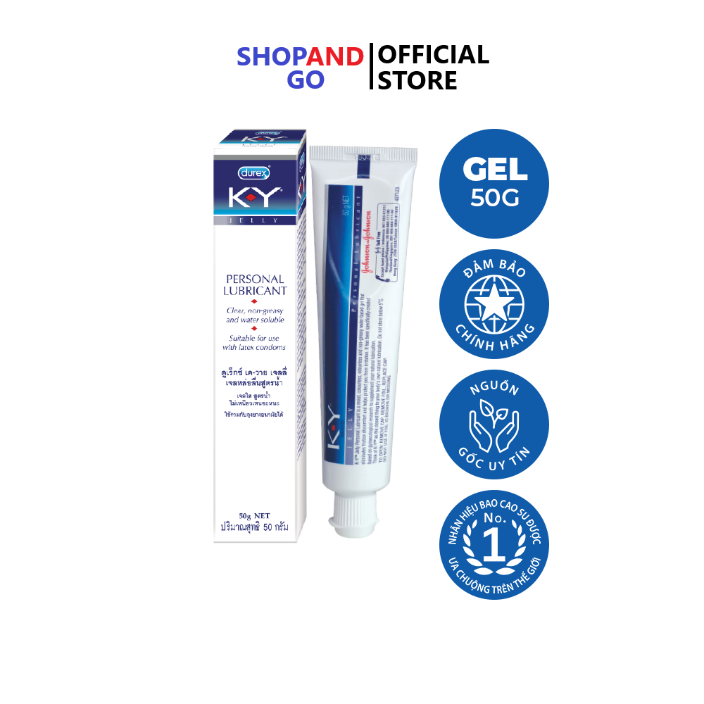 Freeship Gel bôi trơn K-Y Jelly 50g thái lan- Trơn mượt tự nhiên