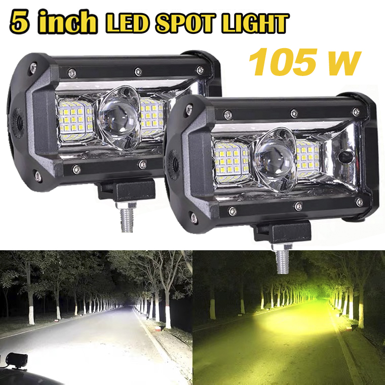 Đèn chiếu sáng xe hơi led 5 inch 105w 12v 24v