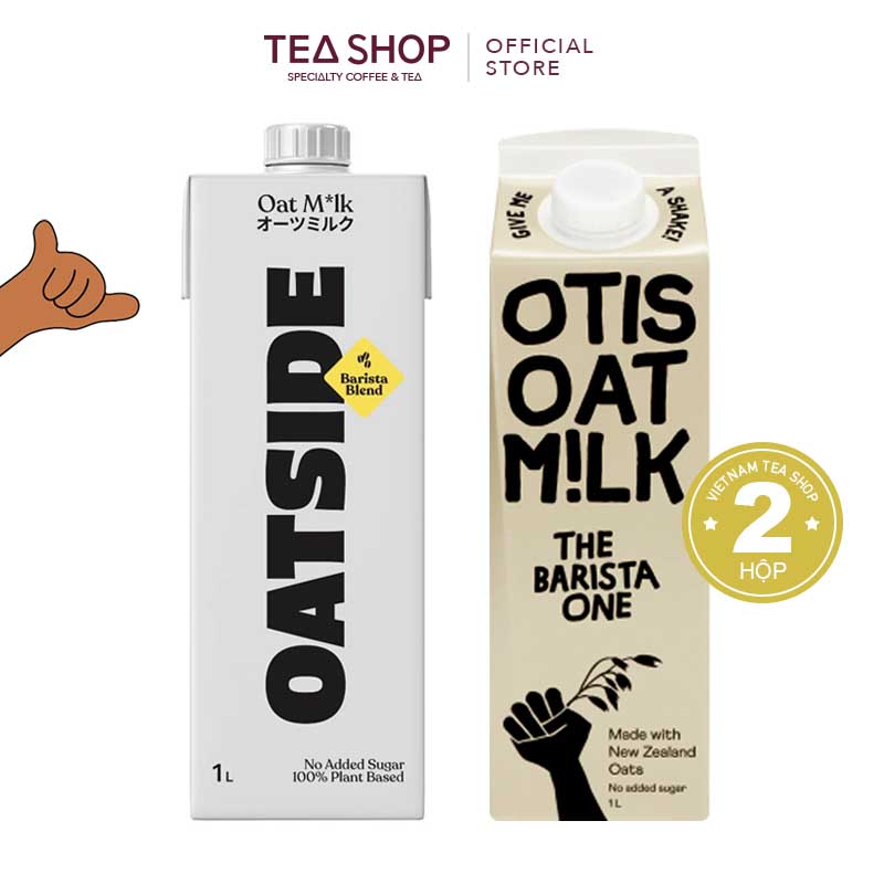 Sữa yến mạch oatside barista blend + otis the barista one
