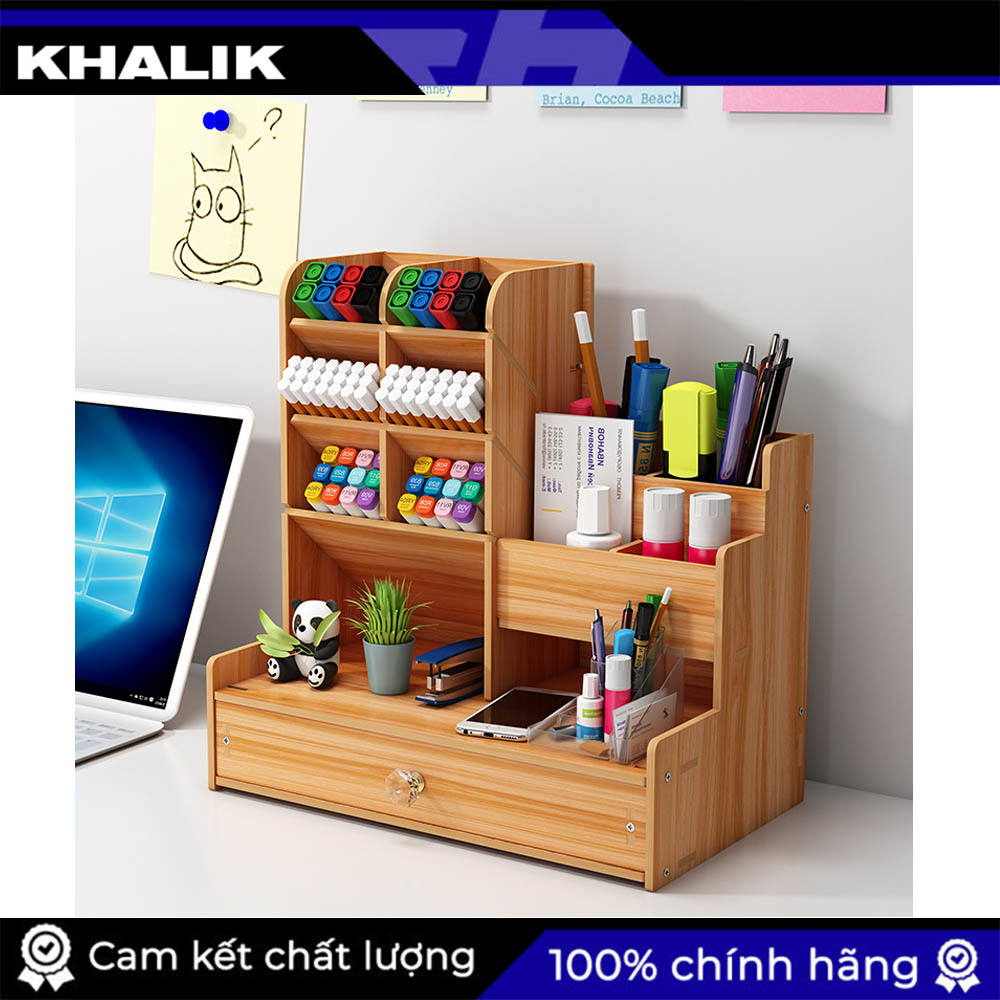 Tủ kệ gỗ để bàn B15, đựng bút, đựng văn phòng phẩm bằng gỗ B15 - phong cách Bắc Âu