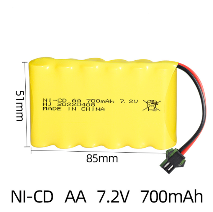 Pin Sạc Xe Điều Khiển Từ Xa 7.2v 700mah