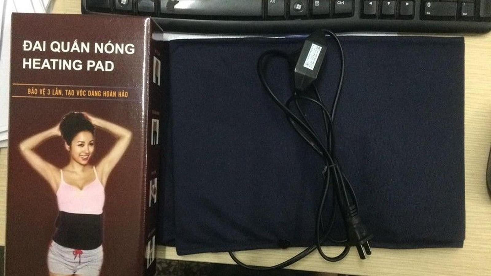 Đai quấn nóng Heating Pad Giảm Mở Bụng Hiệu Quả đai đơn bảo hành 12 tháng