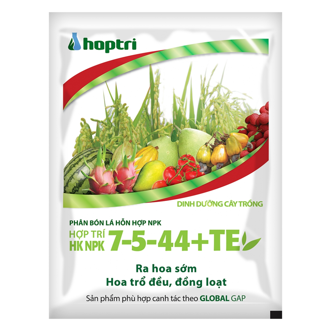 Phân bón lá 7-5-44 Hợp trí (Hộp 25 gói) 40gr/ gói - 7-5-44 TE