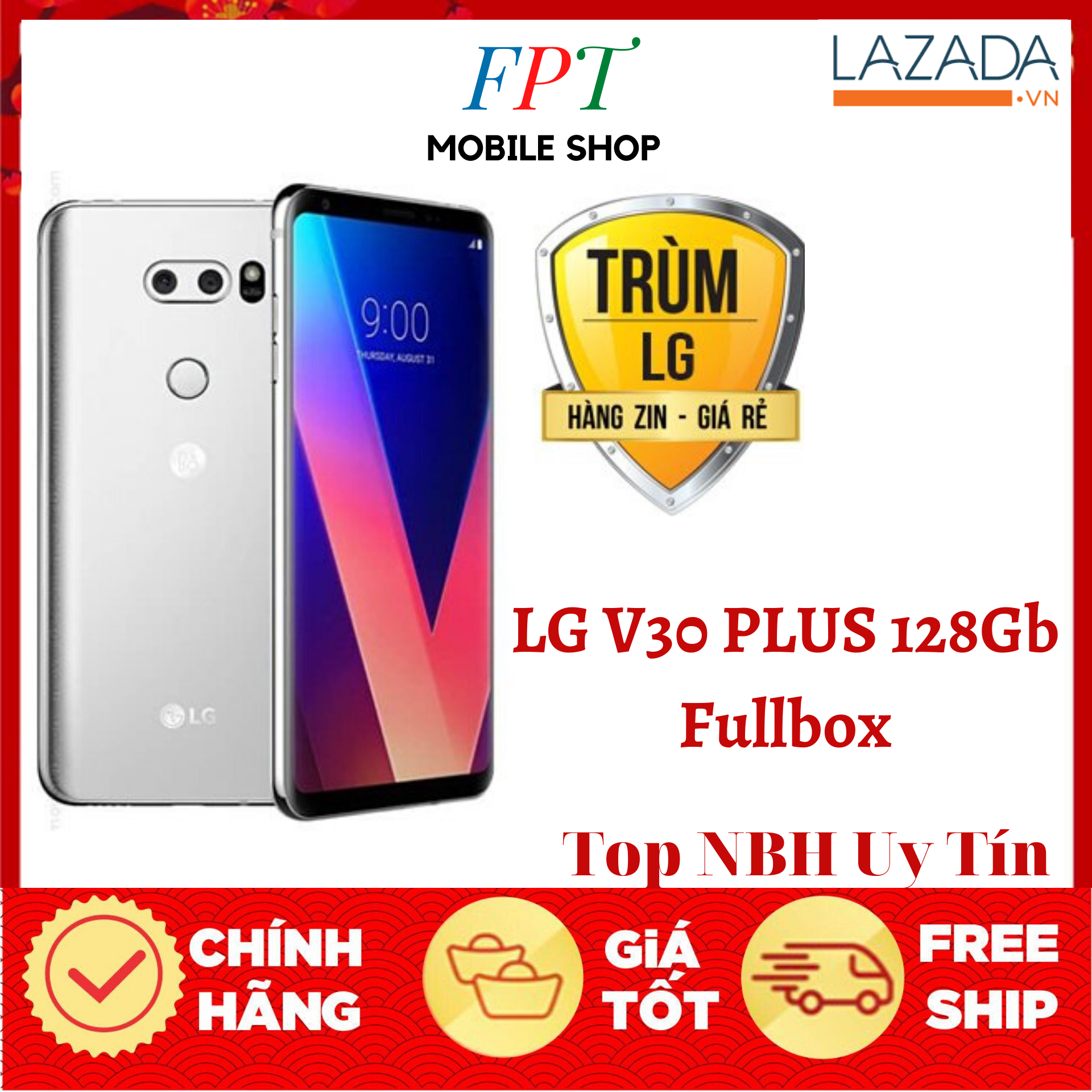 [HCM]Siêu Phẩm 2 Màn Hình LG V30 Plus Ram 4Gb-128GB NEW FULLBOX Màn hình  Bao Đổi 7 ngày miễn phí tận nhà