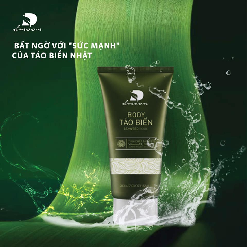 [HCM]Kem Dưỡng Trắng Da Toàn Thân Tảo Biển Dmoon Body Whitening Cream For Seaweed Body