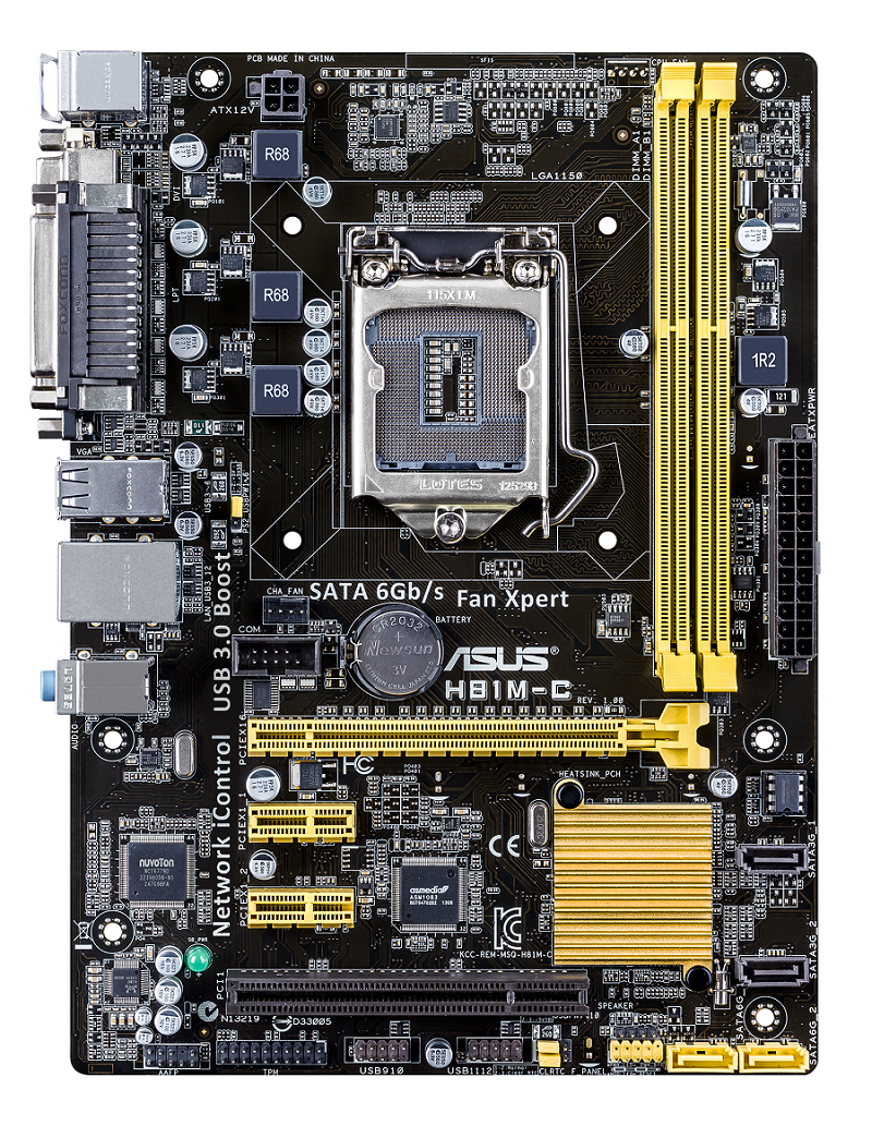 Mainboard asus h81m-c - renew, bảo hành 3 tháng