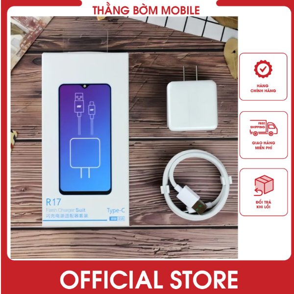 Bộ Sạc Oppo Zin Công Nghệ VOOC R15 4V ( cốc + cáp type c) Sạc Siêu Nhanh, HIỂN THỊ VOOC cho các dòng oppo đời mới 2019 trờ lên