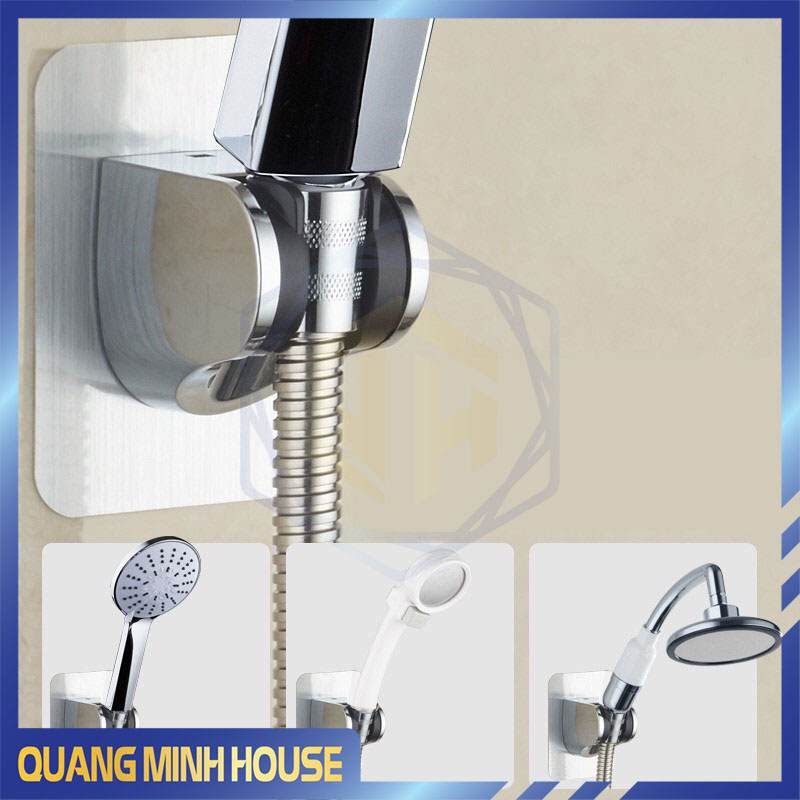 Giá đỡ vòi hoa sen dán tường dáng tròn siêu chắc, có thể điều chỉnh các góc đỡ vòi sen khác nhau
