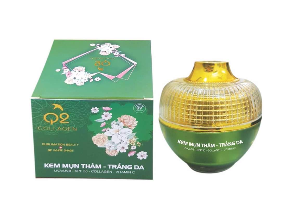 [HCM]Kem Q2 Xanh Collagen Ngừa Mụn Thâm