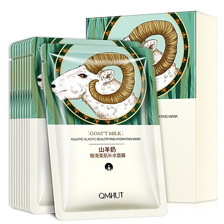 Mặt nạ sữa dê qmhut goatt milk mask da trắng, mịn màng với mặt nạ sữa dê