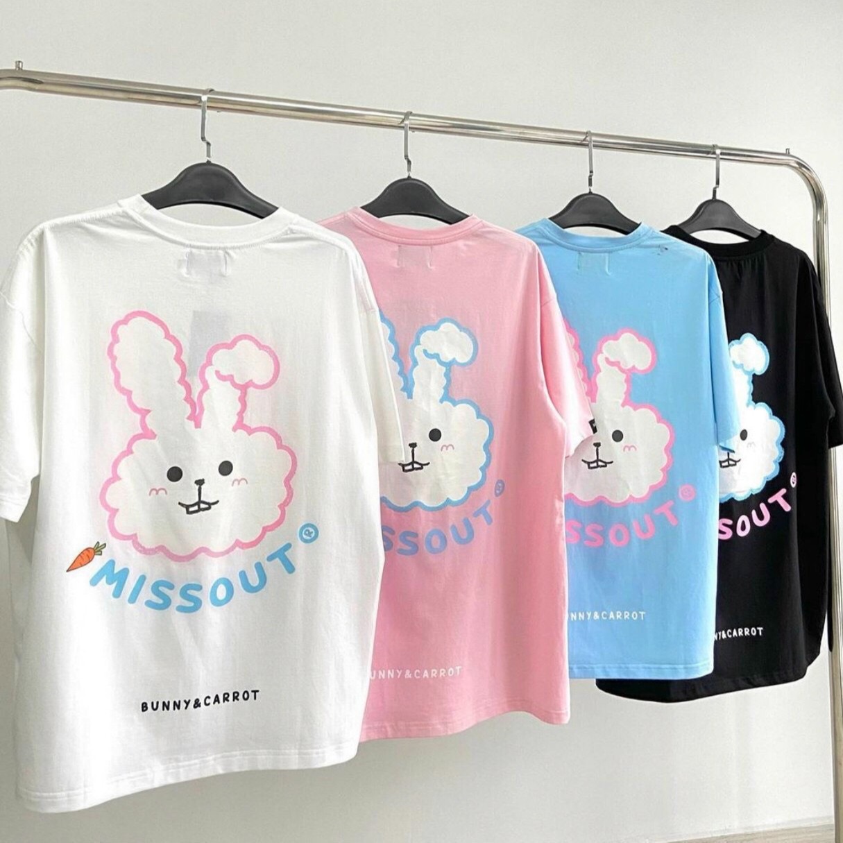 [HCM]Áo Thun Nam Nữ Phông Rộng THỎ MÂY in 3D Tay Lỡ From Rộng Unisex Siêu Đẹp-BIG SHOP