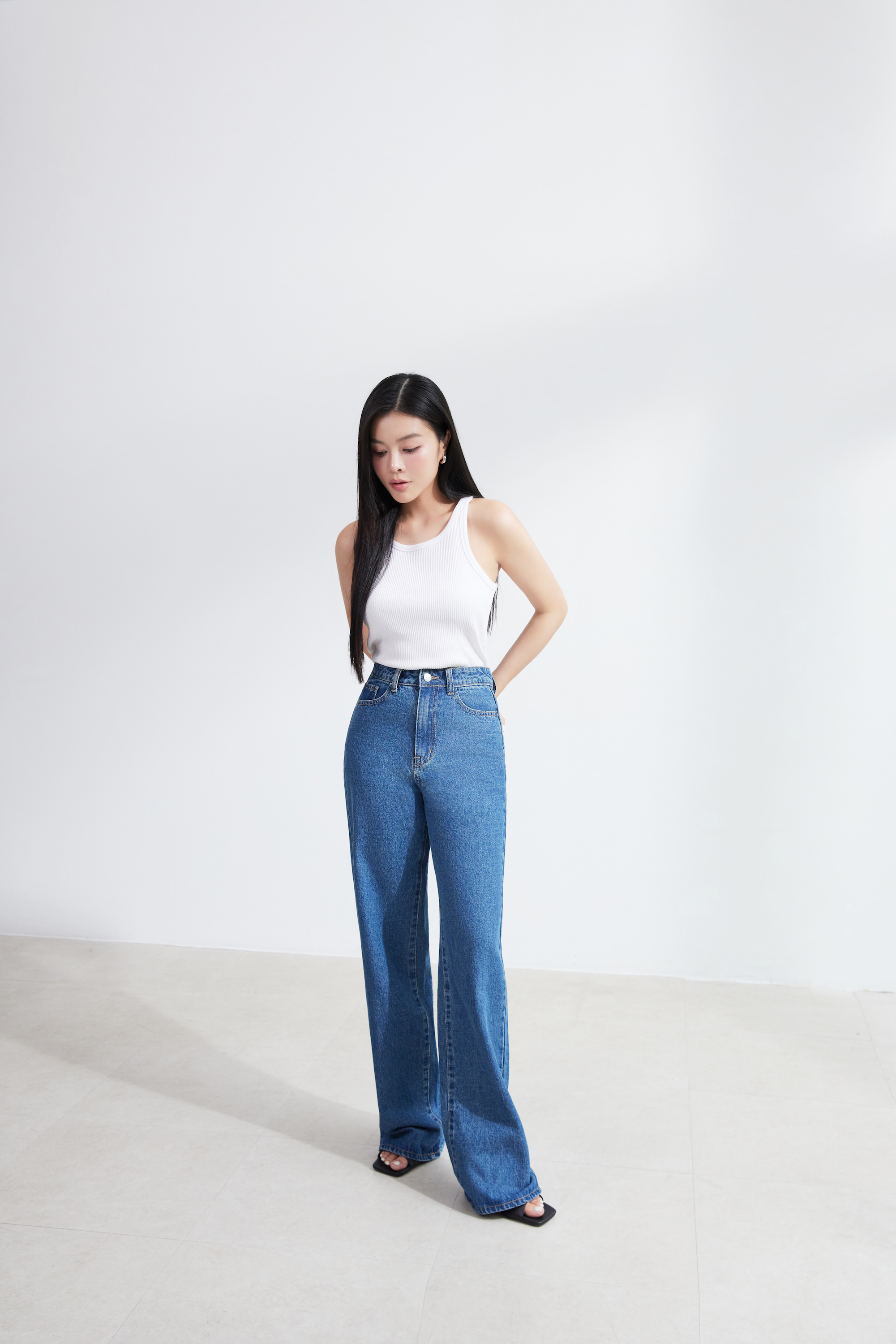 Aoem - the lady jeans - quần jeans dáng dài "hack chân"