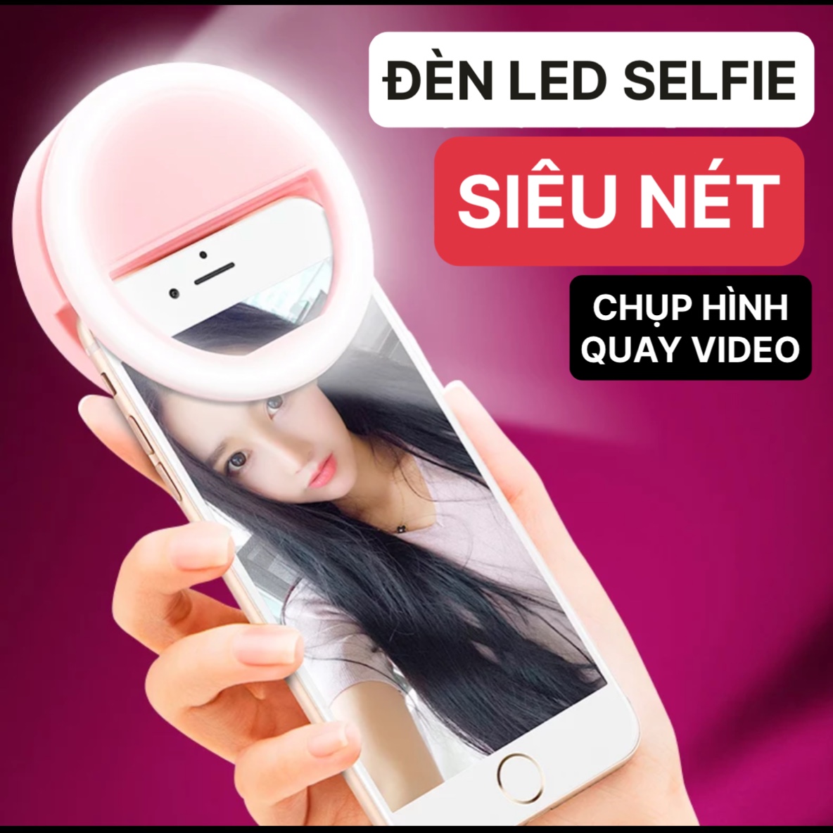 [DEAL HUỶ DIỆT] ĐÈN LED TRỢ SÁNG CHỤP HÌNH SELFIE SIÊU NÉT SIÊU ĐẸP - ĐÈN LIVESTREAM - ĐÈN TRỢ SÁNG QUAY VIDEO TIKTOK SIÊU HOT