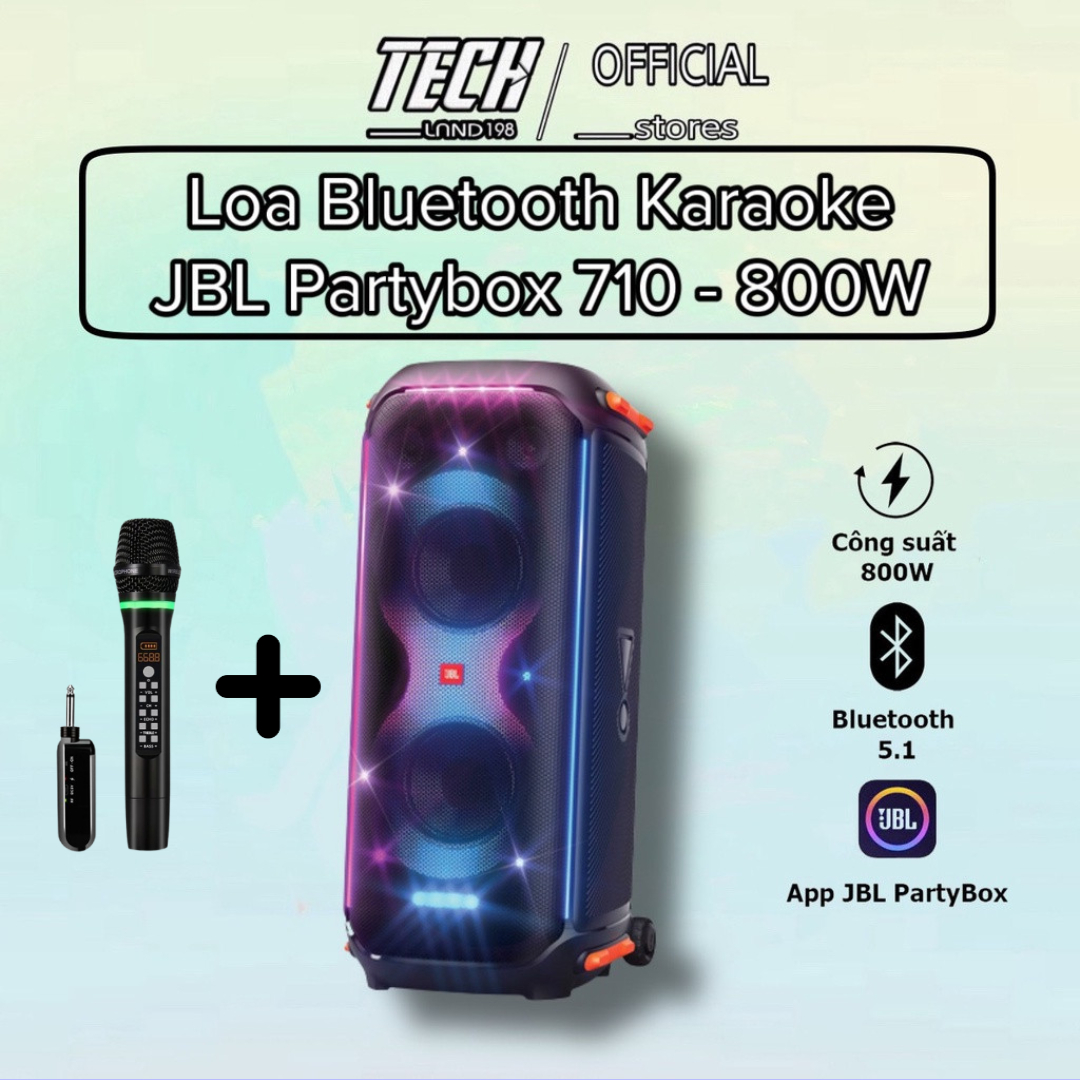 Loa Nghe Nhạc Karaoke JBL Partybox 710 - Chính Hãng PGI Bảo hành 12 tháng