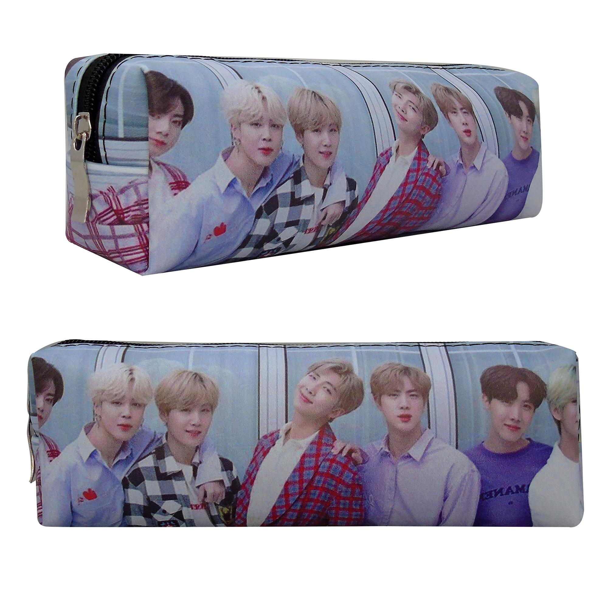 Hộp bút bóp viết in hình kpop bts giá rẻ mh111