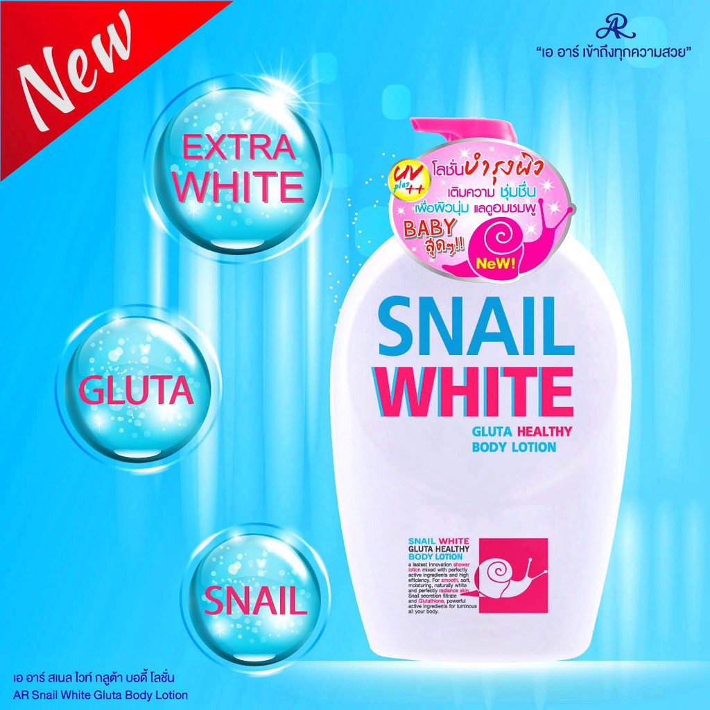 Sữa tắm dưỡng da snail white gluta healthy 800ml thái lan
