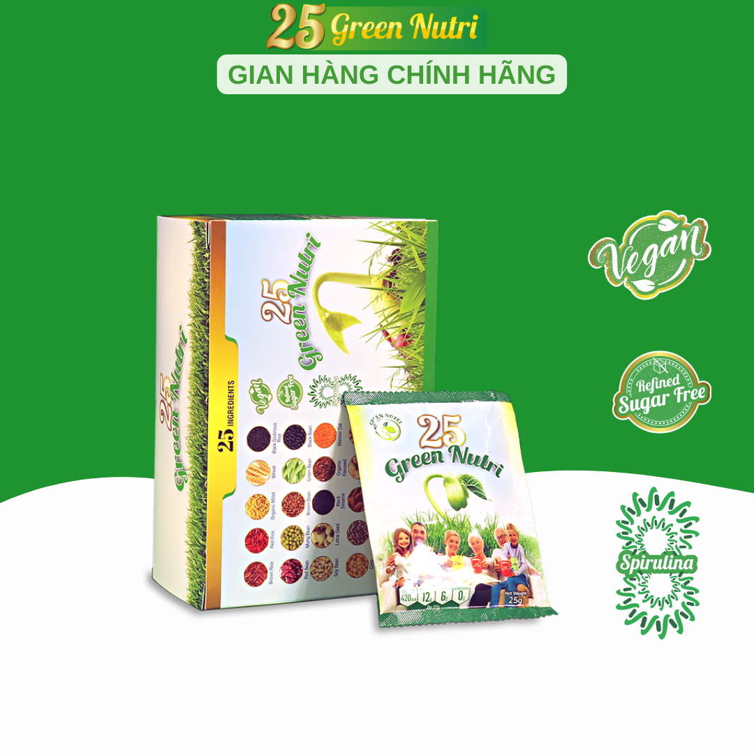 Sữa hạt ngũ cốc 25 green nutri hộp 300gr
