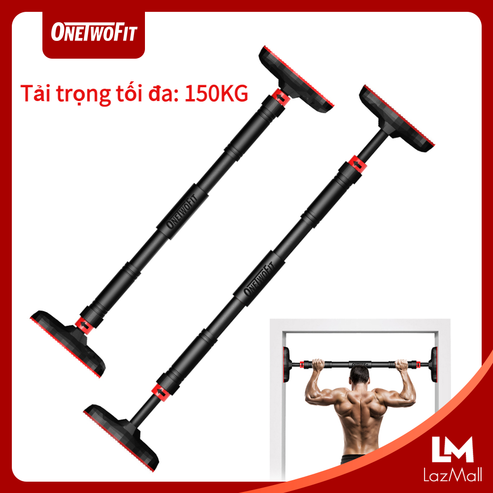 Onetwofit Xà đơn đa năng Xà Đơn Treo Tường Xà Đơn Gắn Cửa Thông Minh Thanh Xà Ngang treo tường tập GYM OT160 67-100cm Có thể điều chỉnh, chịu lực 150kg
