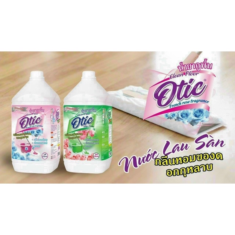 Nước lau sàn otic 3.6 lit siêu sạch, siêu thơm