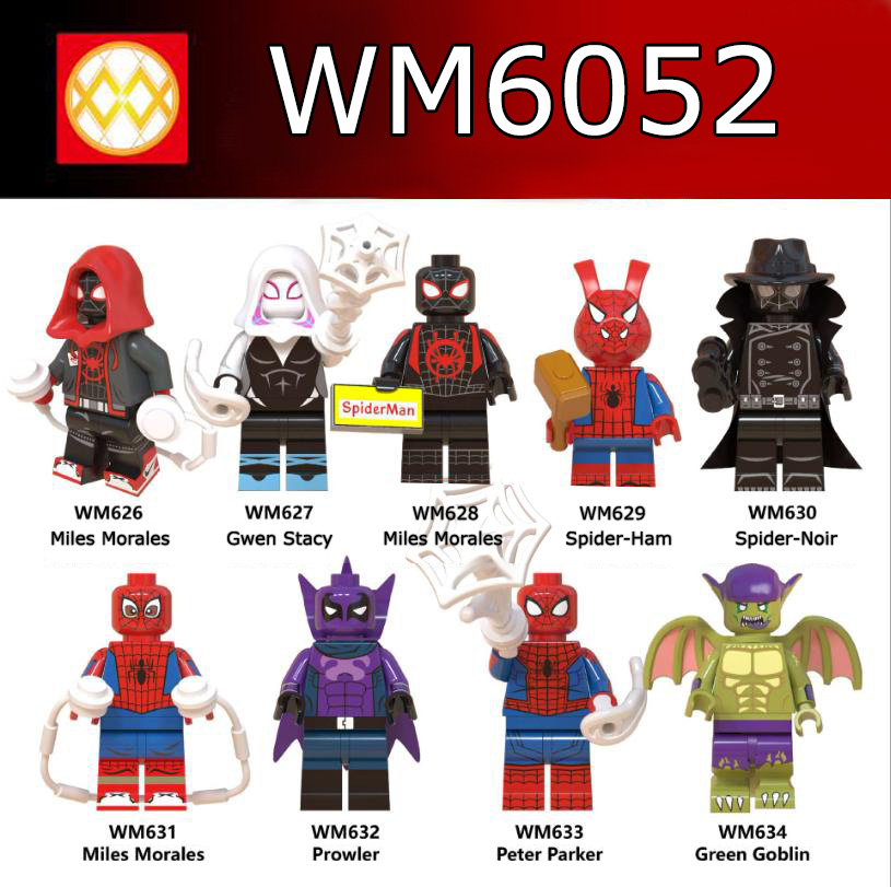 [HCM]Đồ chơi lắp ráp Minifigure Nhân Vật Spiderverse WM6052