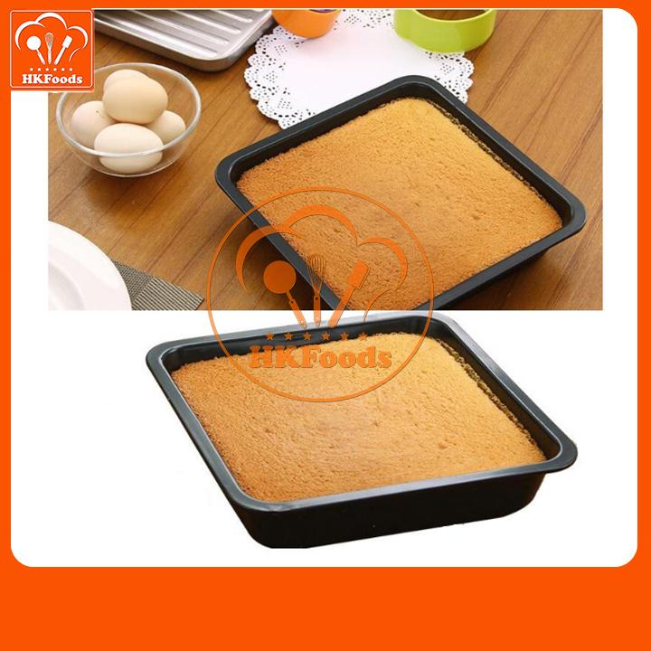 Khuôn chống dính nướng bánh hình vuông 22x4cm