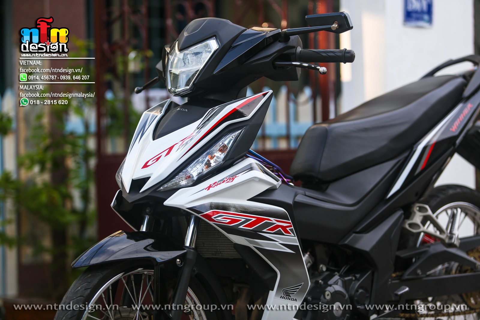 [DECAL] Tem Rời Dán Xe Winner V1 Mẫu GTR Đen Đỏ Trắng Cực Chất, Hàng 3 Lớp Chất Lượng Cao [CÓ QUÀ TẶNG KÈM]