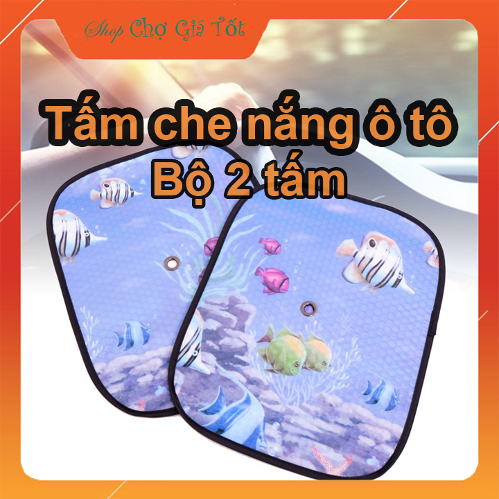 Bộ 2 tấm che nắng miếng chống nắng trên ô tô
