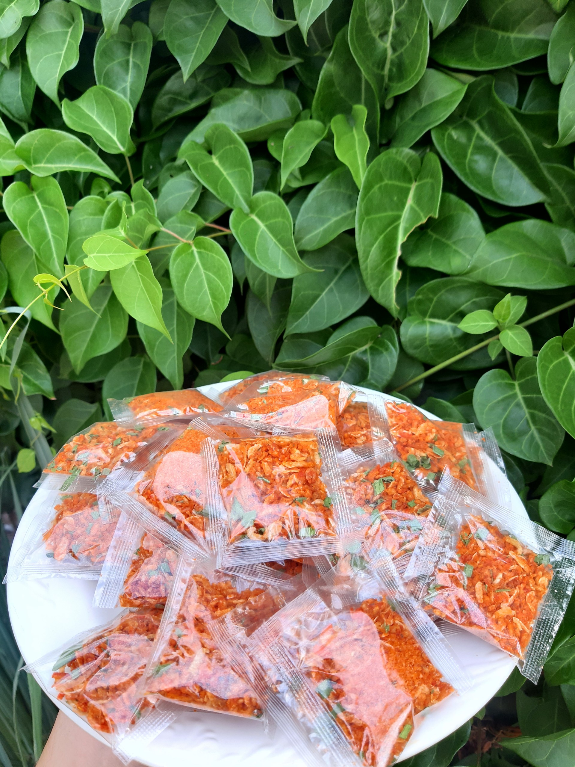 1kg con ruốc sấy ép túi nhỏ chuyên dùng cho bánh tráng trộn