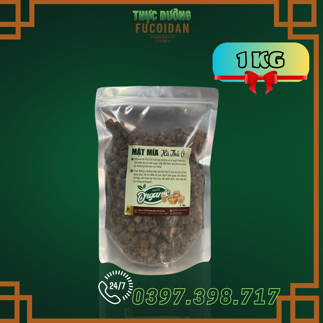 Đường mật mía hà thủ ô 1000gr cho người tiểu đường