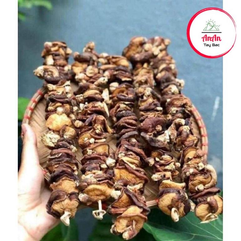 Nấm hương rừng khô, nấm hương rừng phơi khô tự nhiên - túi 1kg - AnAn đặc sản Tây Bắc
