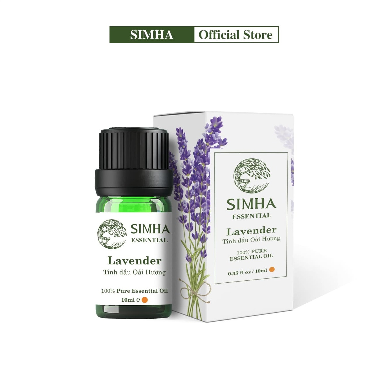 Tinh Dầu Oải Hương SIMHA giải stress, chống trầm cảm loại 10ml