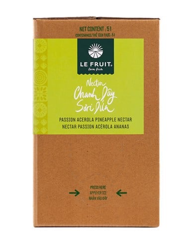 NƯỚC ÉP SƠ RI, CHANH DÂY & DỨA LE FRUIT 5L