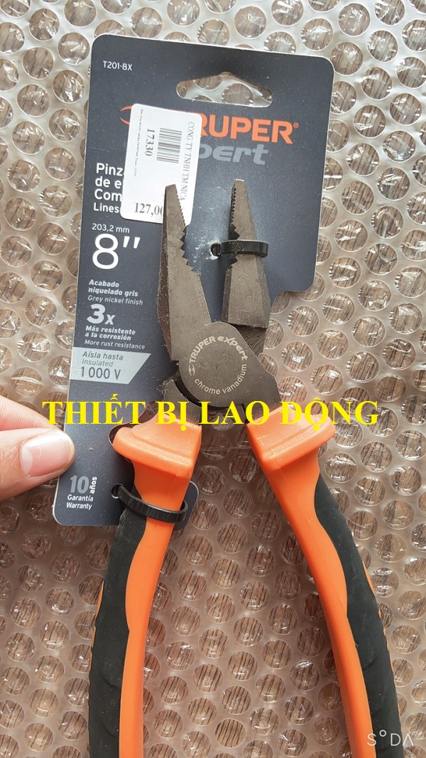 Kìm răng chuyên nghiệp 8in/200mm truper - 17330