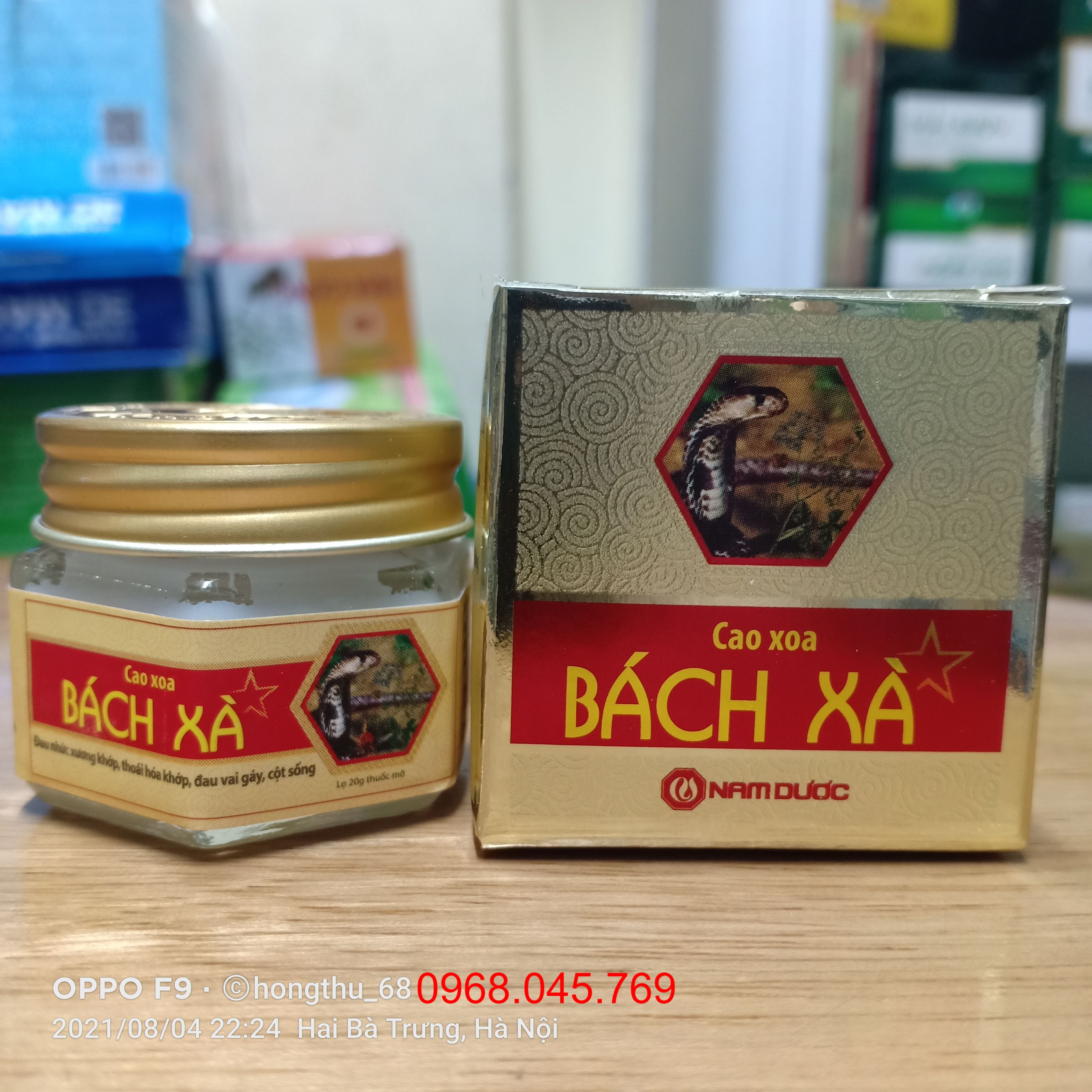 Cao xoa bách xà nam dược - hộp 20g