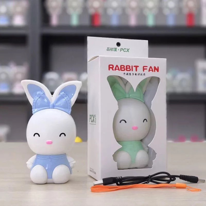 Quạt Mini Tích Điện Siêu Hot Hình thú Mèo - 13804