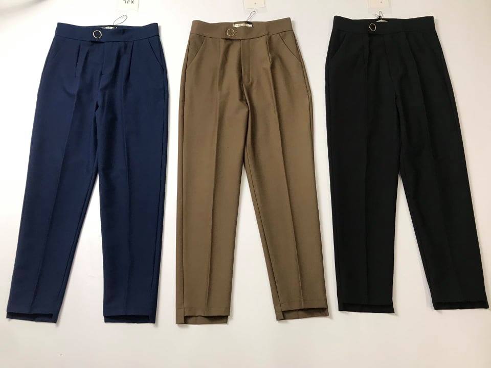 [HCM]QUẦN BAGGY ĐAI TRÒN GẤU LỆCH MÀU ĐEN NÂU TÂY VÀ XANH CỔ VỊT
