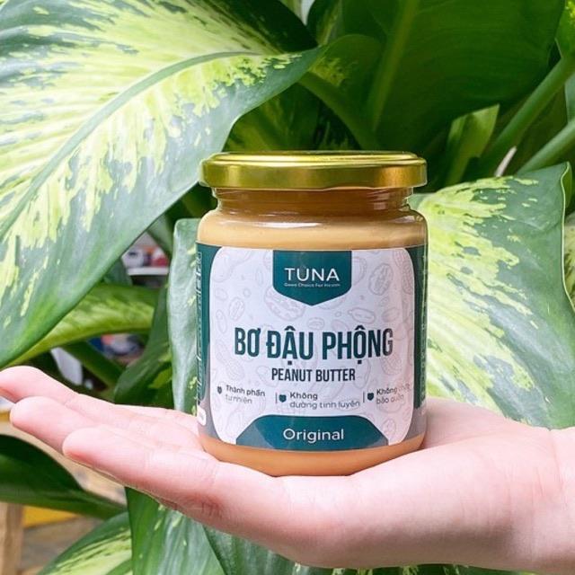 HOT SALE [Mã 11FMCGSALE giảm 8  đơn 500K] Bơ Đậu Phộng Nguyên Chất Không Đường By Tuna