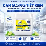 Nước Rửa Chén Sunlight Chuyên Dụng Cho Nhà Hàng, Khách Sạn, Quán Ăn - Can 9.5KG